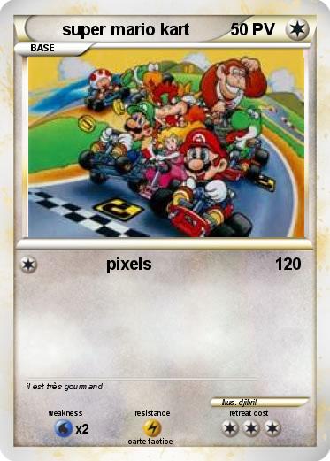 Pokemon super mario kart