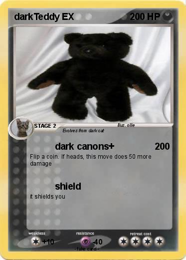 Pokemon darkTeddy EX