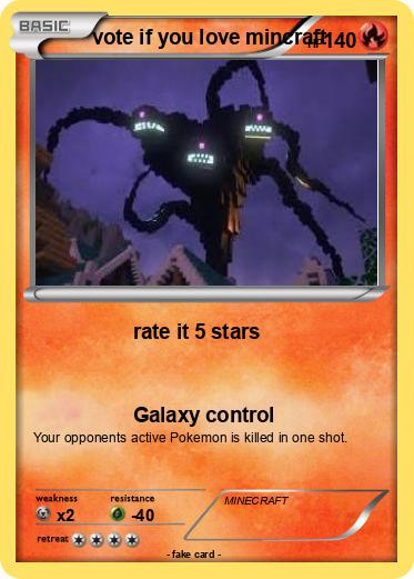 Pokemon vote if you love mincraft