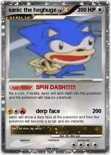 Pokemon sanic the heghuge