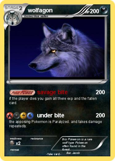 Pokemon wolfagon