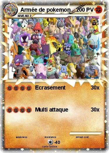 Pokemon Armée de pokemon