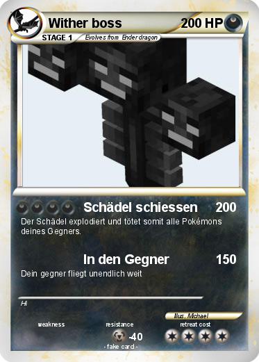 Pokemon Wither boss