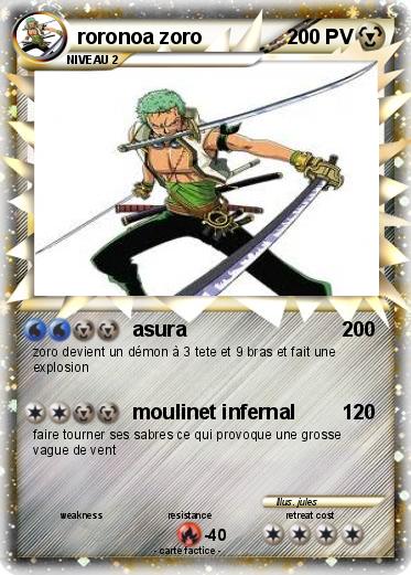 Pokemon roronoa zoro