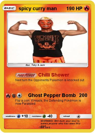 Pokemon spicy curry man