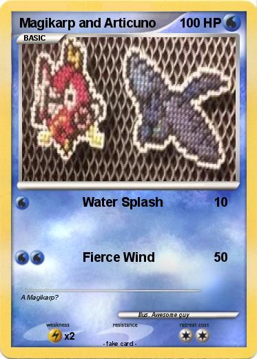 Pokemon Magikarp and Articuno