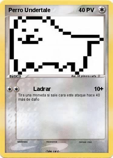 Pokemon Perro Undertale
