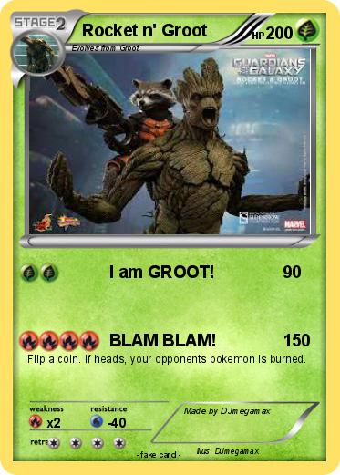 Pokemon Rocket n' Groot