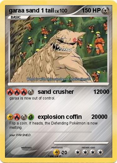 Pokemon garaa sand 1 tail