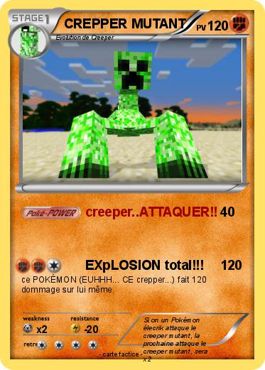 Pokemon CREPPER MUTANT