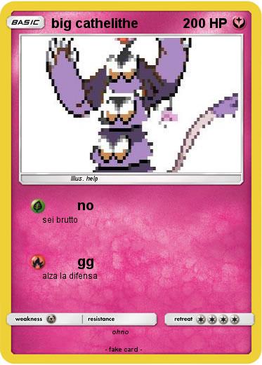 Pokemon big cathelithe