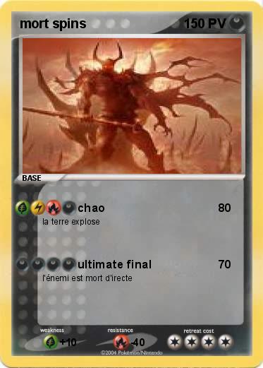 Pokemon mort spins