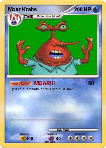 Pokemon Moar Krabs