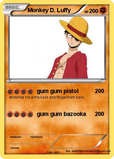 Pokemon Monkey D. Luffy
