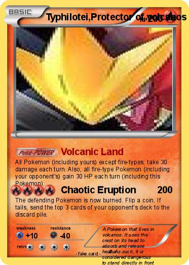 Pokemon Typhilotei,Protector of volcanos