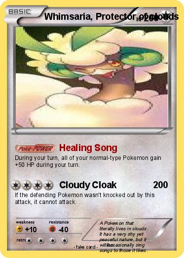 Pokemon Whimsaria, Protector of clouds