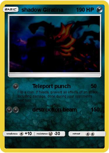 Pokemon shadow Giratina