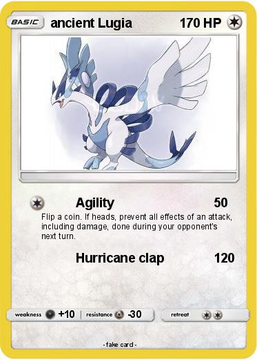 Pokemon ancient Lugia