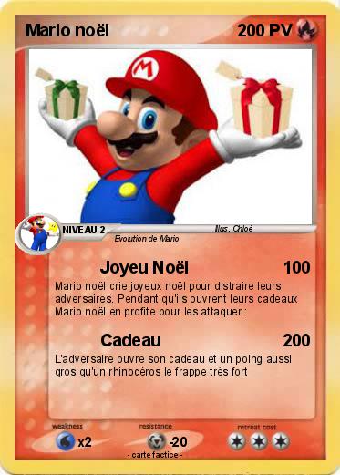 Pokemon Mario noël