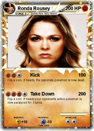 Pokemon Ronda Rousey