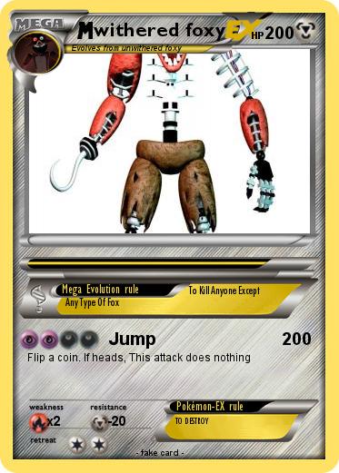 Pokemon withered foxy