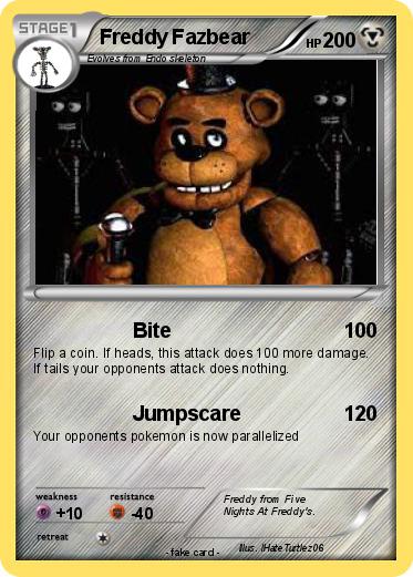Pokemon Freddy Fazbear