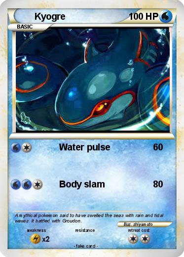 Pokemon Kyogre