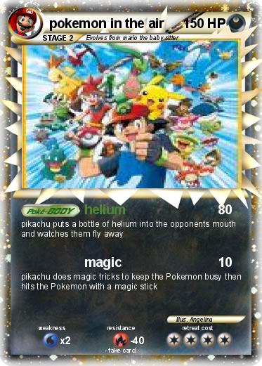 Pokemon pokemon in the air