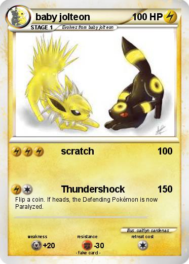 Pokemon baby jolteon