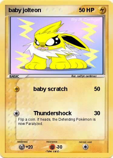 Pokemon baby jolteon