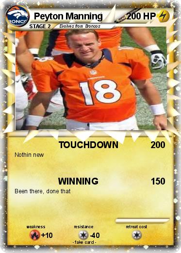 Pokemon Peyton Manning