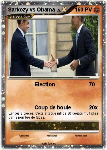 Pokemon Sarkozy vs Obama