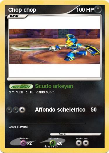 Pokemon Chop chop