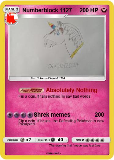 Pokemon Numberblock 1127