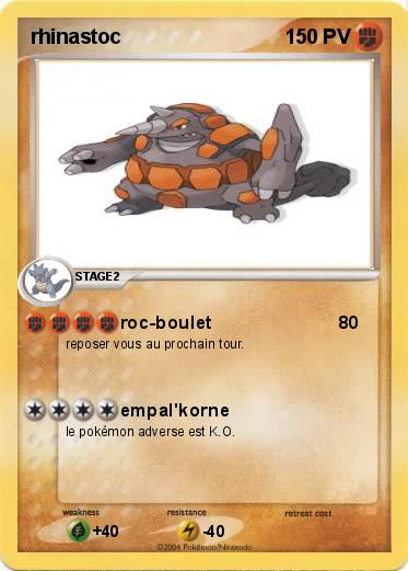 Pokemon rhinastoc