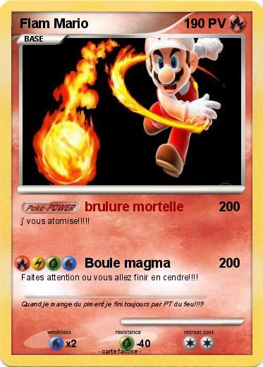 Pokemon Flam Mario