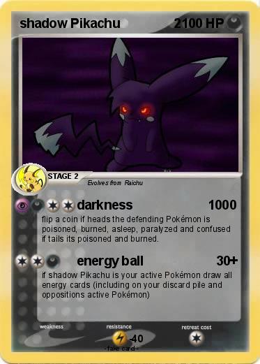 Pokemon shadow Pikachu               2