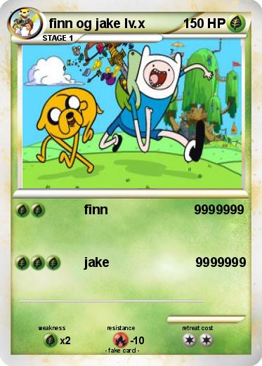 Pokemon finn og jake lv.x