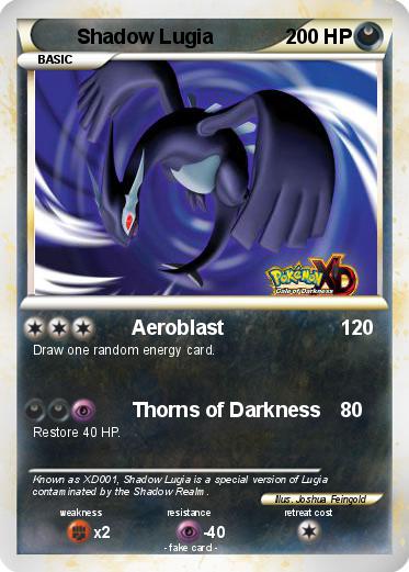 Pokemon Shadow Lugia