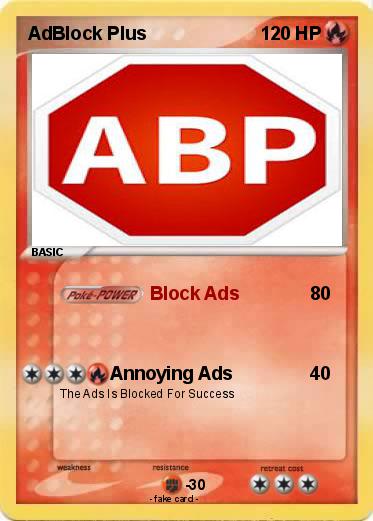 Pokemon AdBlock Plus