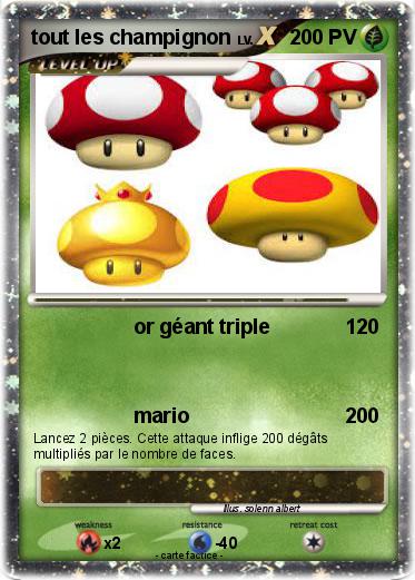 Pokemon tout les champignon