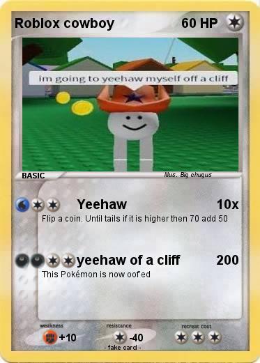 Pokemon Roblox cowboy