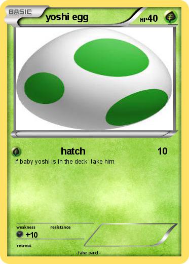 Pokemon yoshi egg