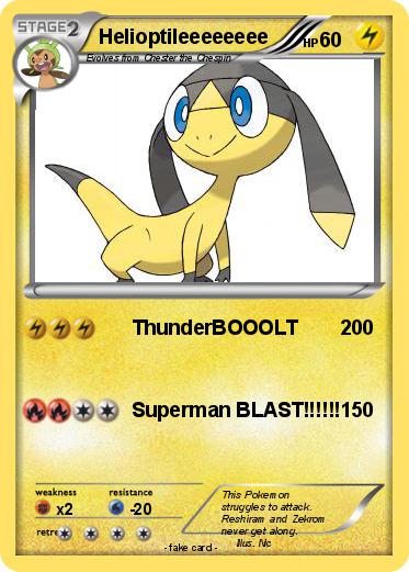 Pokemon Helioptileeeeeeee