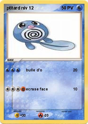 Pokemon ptitard niv 12