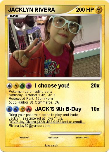 Pokemon JACKLYN RIVERA