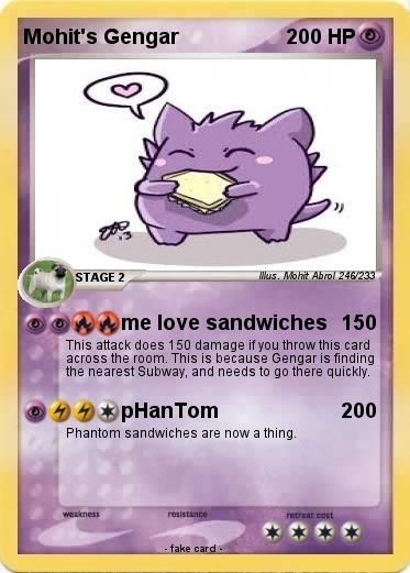 Pokemon Mohit's Gengar