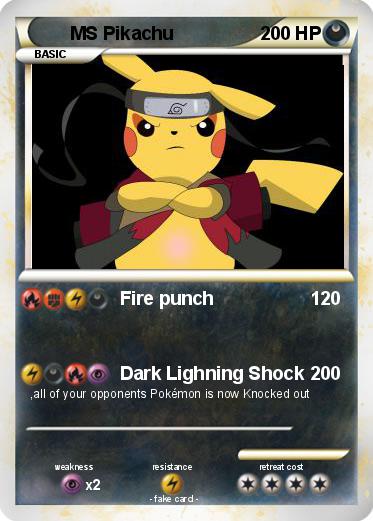 Pokemon MS Pikachu