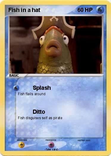 Pokemon Fish in a hat