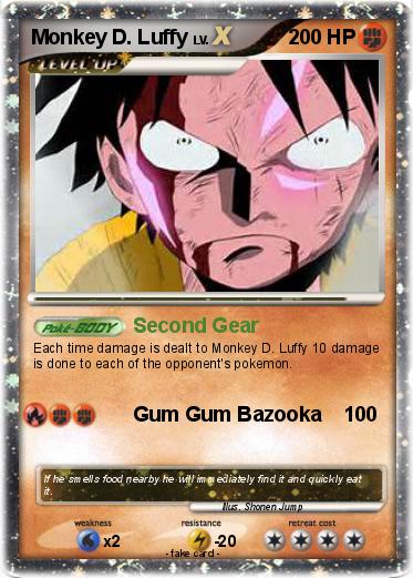 Pokemon Monkey D. Luffy